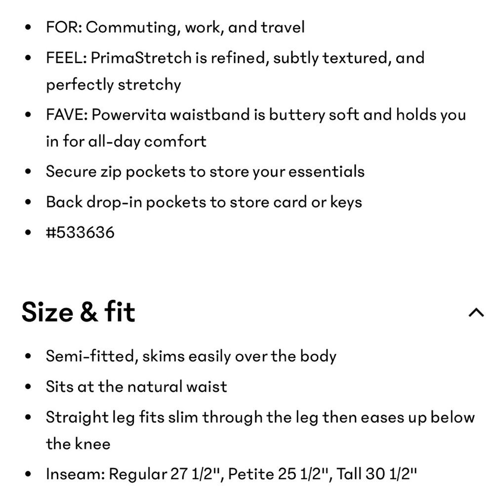 Athleta Endless Pant - Mushroom 10 - Picture 6 of 9